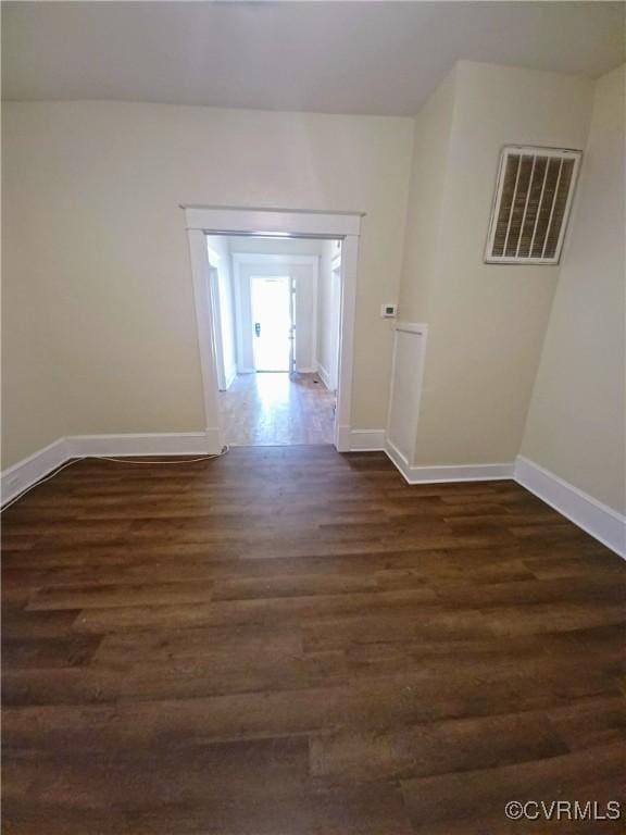 130 Elm St, Petersburg, VA 23803 - hallway featuring baseboards and dark wood-style floors