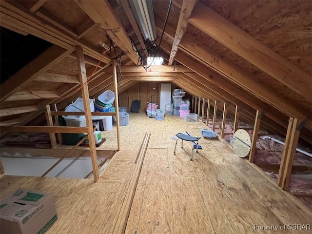 497 Mill Wharf Rd, Wake, VA 23176 - view of unfinished attic