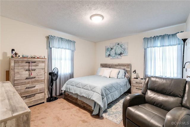 4721 Red Coach Ln, Sandston, VA 23150 - bedroom featuring light colored carpet and a textured ceiling