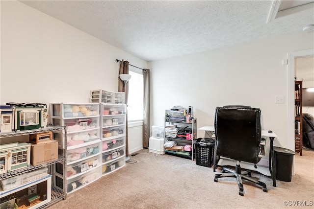 4721 Red Coach Ln, Sandston, VA 23150 - office space featuring a textured ceiling and carpet floors