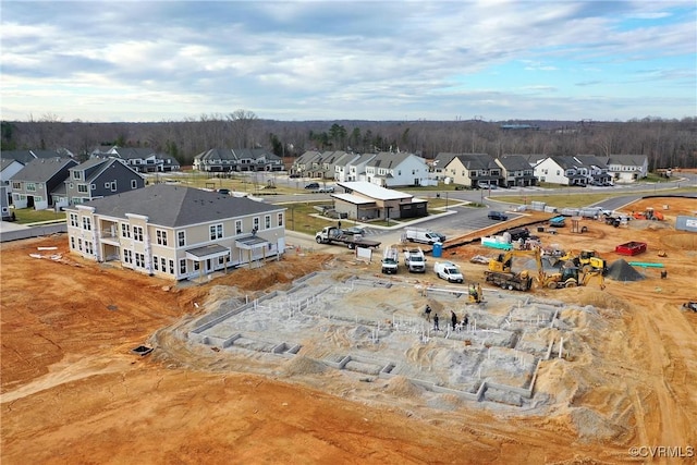 birds eye view of property featuring a residential view