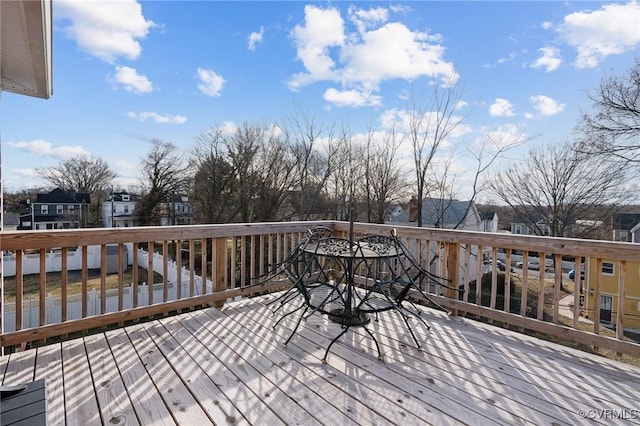 1910 Rose Ave, Richmond, VA 23222 - view of wooden deck