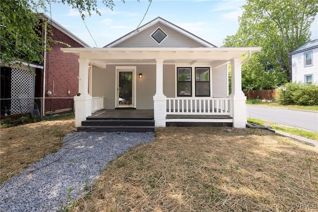 518 W 20th St, Richmond, VA 23225 - view of front of house featuring covered porch