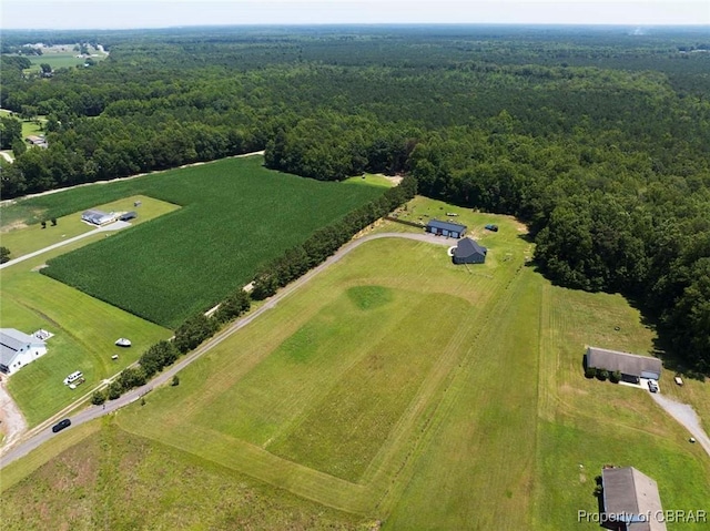 1676 Windsor Rd, Dutton, VA 23050 - aerial view of sparsely populated area with a forest