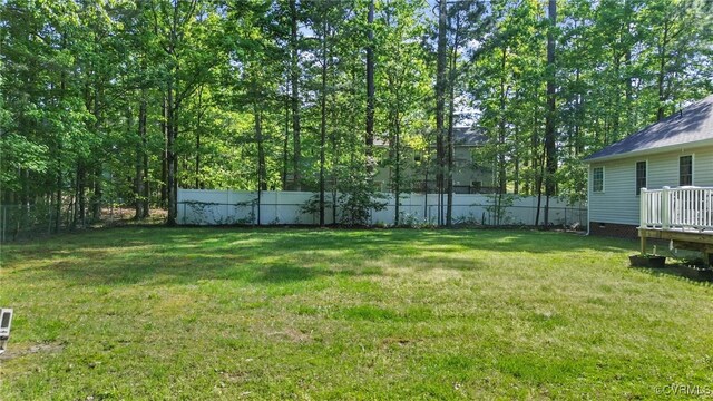 5841 Tuskwillow Dr, Richmond, VA 23832 - view of yard with fence