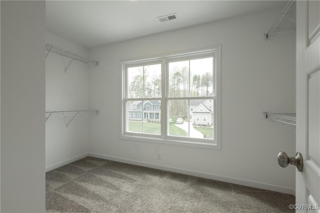 6081 Brickshire Dr, Providence Forge, VA 23140 - spacious closet with carpet and visible vents