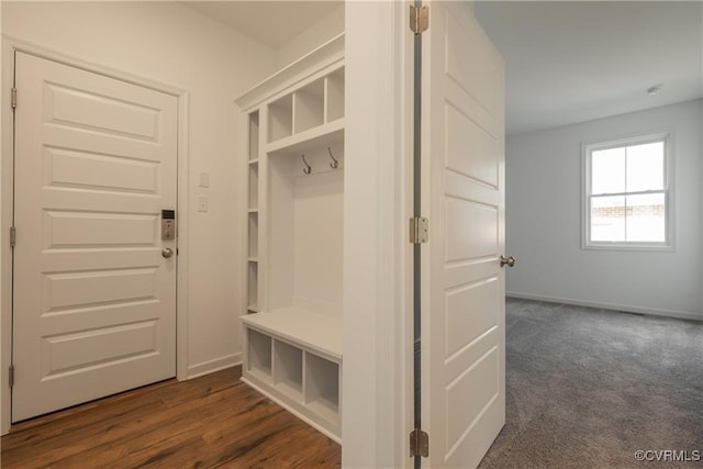 6081 Brickshire Dr, Providence Forge, VA 23140 - mudroom featuring baseboards