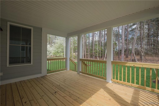 6081 Brickshire Dr, Providence Forge, VA 23140 - view of deck