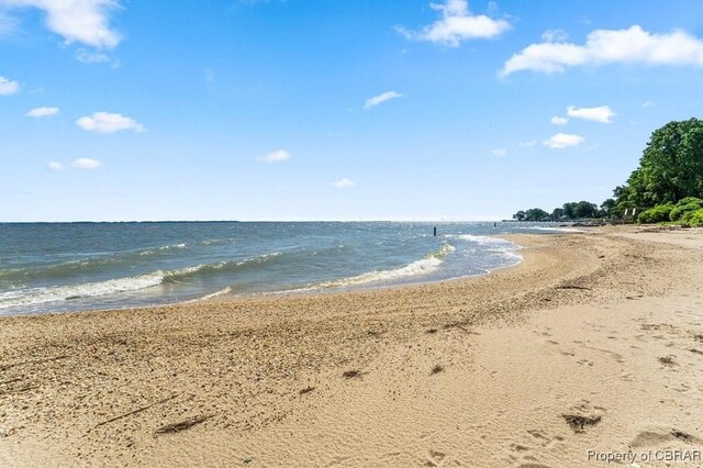 water view with a beach view