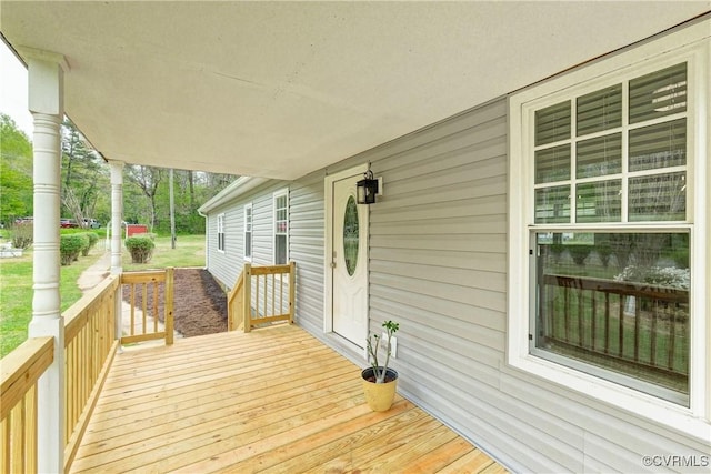343 Liberty Rd, Buckingham, VA 23123 - deck with covered porch