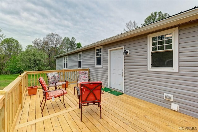 343 Liberty Rd, Buckingham, VA 23123 - view of wooden deck