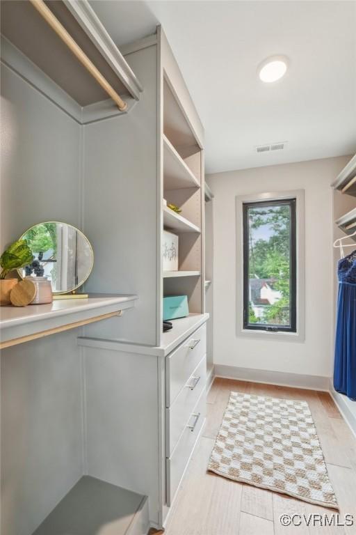 512 Westview Ave, Richmond, VA 23226 - walk in closet featuring light wood-style floors