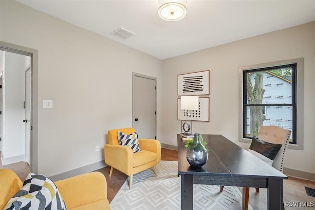 512 Westview Ave, Richmond, VA 23226 - office featuring baseboards and light wood-style flooring