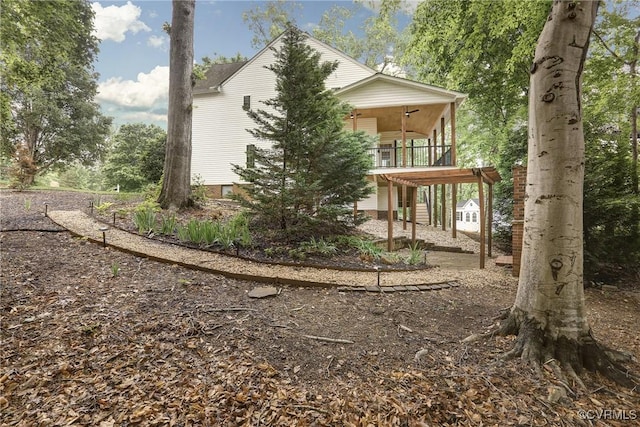 view of side of property