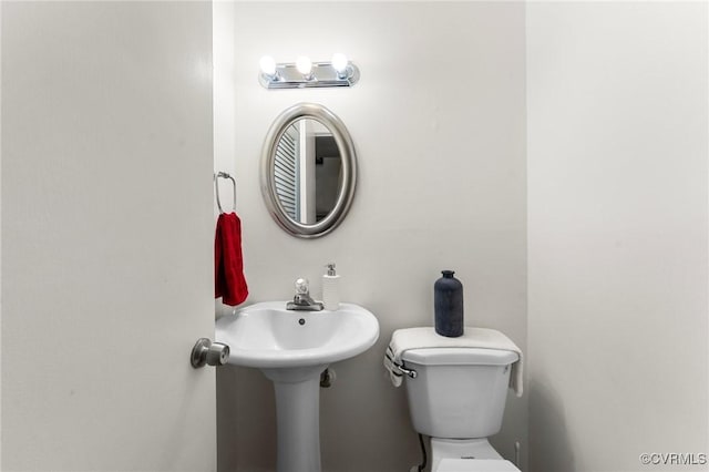 half bath with toilet