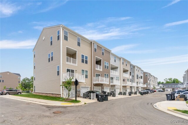 view of property with a residential view
