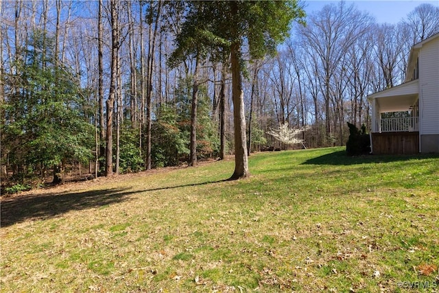view of yard