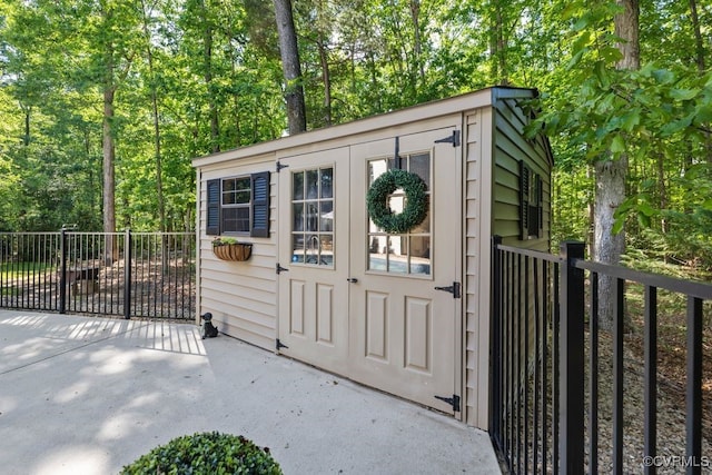 2951 W Maple Grove Ln, Powhatan, VA 23139 - view of outbuilding featuring an outbuilding and fence