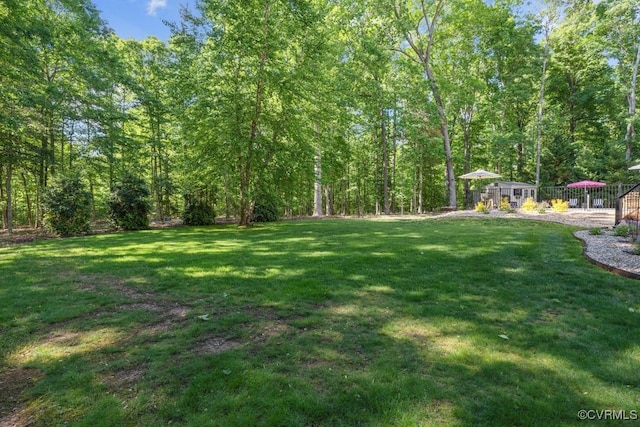 2951 W Maple Grove Ln, Powhatan, VA 23139 - view of green lawn featuring an outbuilding