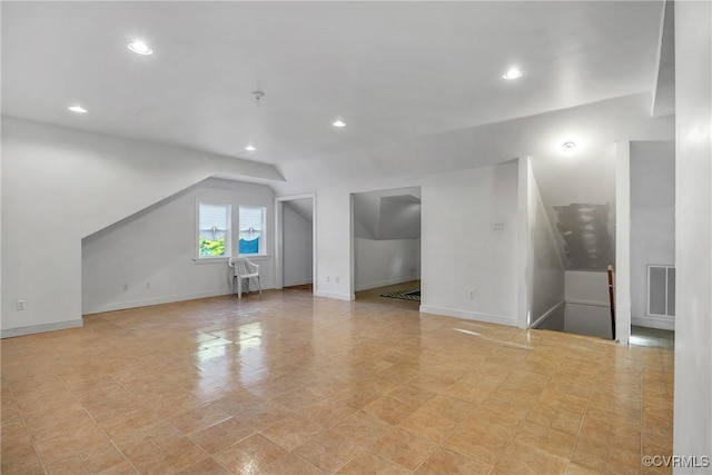 102 Norman Dr, Henrico, VA 23227 - additional living space with baseboards, recessed lighting, and visible vents