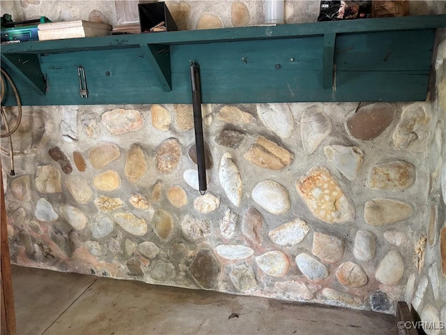 102 Norman Dr, Henrico, VA 23227 - details with unfinished concrete flooring