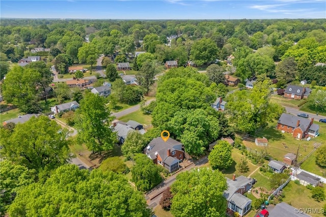 102 Norman Dr, Henrico, VA 23227 - bird's eye view with a forest view and a residential view