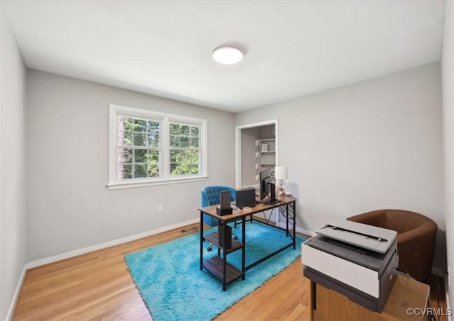 112 Webster Rd, Sandston, VA 23150 - home office featuring light wood finished floors and baseboards