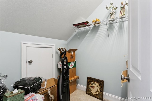 view of storage room