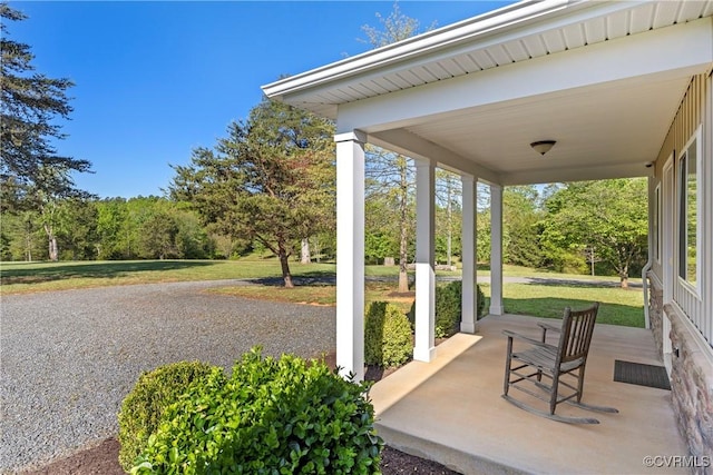 12421 Campbell Rd, Orange, VA 22960 - view of patio with a porch