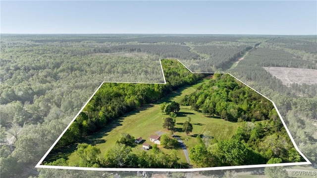 12421 Campbell Rd, Orange, VA 22960 - drone / aerial view featuring a view of trees