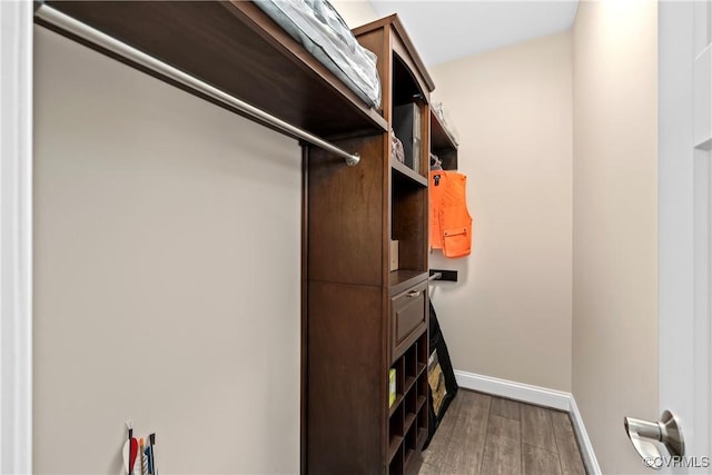 12421 Campbell Rd, Orange, VA 22960 - walk in closet featuring wood finished floors