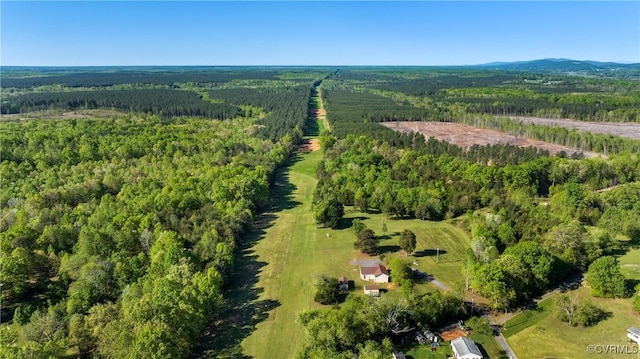 12421 Campbell Rd, Orange, VA 22960 - birds eye view of property featuring a wooded view