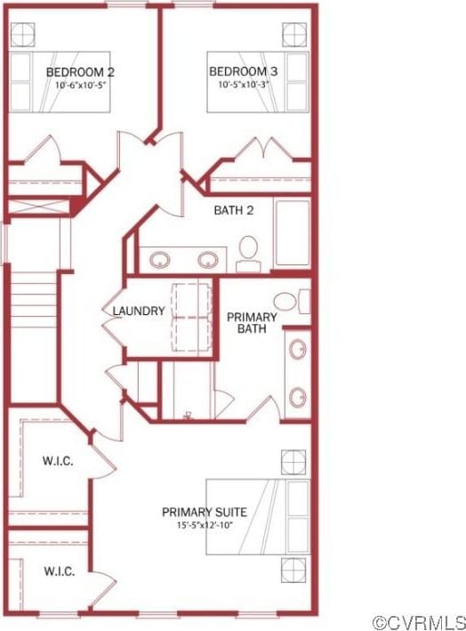 15393 Sunray Aly, Chesterfield, VA 23832 - home floor plan