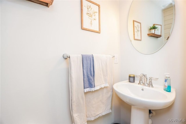 bathroom with a sink