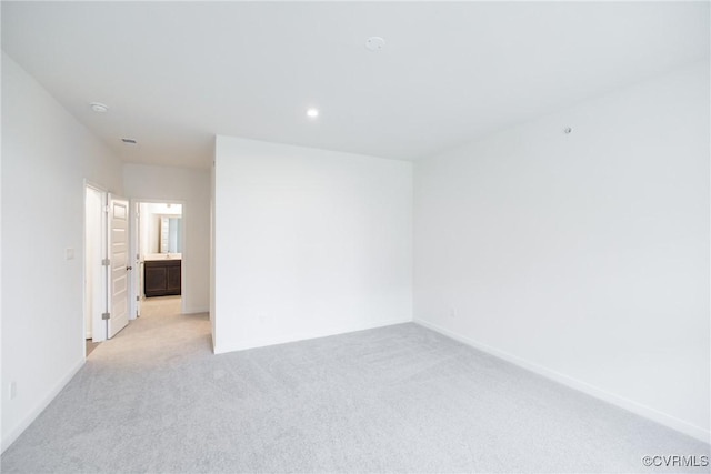 4118 Ebbies Xing, Midlothian, VA 23112 - spare room with recessed lighting, baseboards, and light carpet