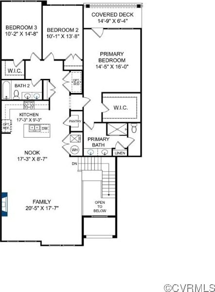 4118 Ebbies Xing, Midlothian, VA 23112 - floor plan