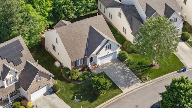 aerial view of property and surrounding area