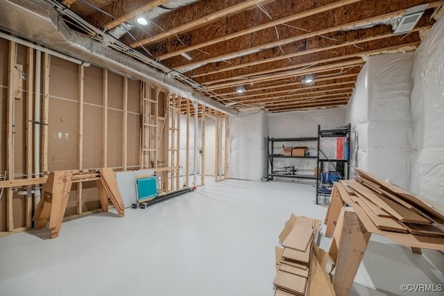4629 Butte Rd, Richmond, VA 23235 - view of unfinished below grade area