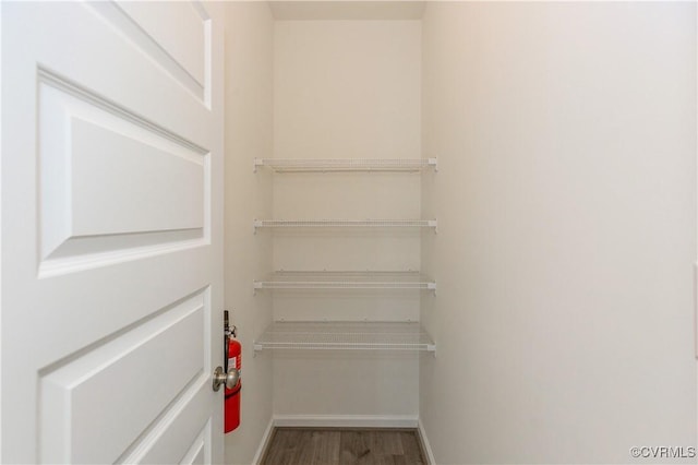view of pantry