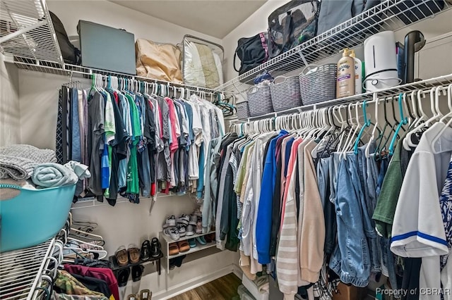 921 Hanson Dr, Newport News, VA 23602 - walk in closet with wood finished floors