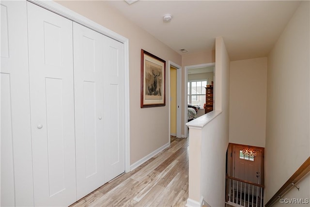 4716 Fulton St, Richmond, VA 23231 - hallway with light wood-style flooring and baseboards
