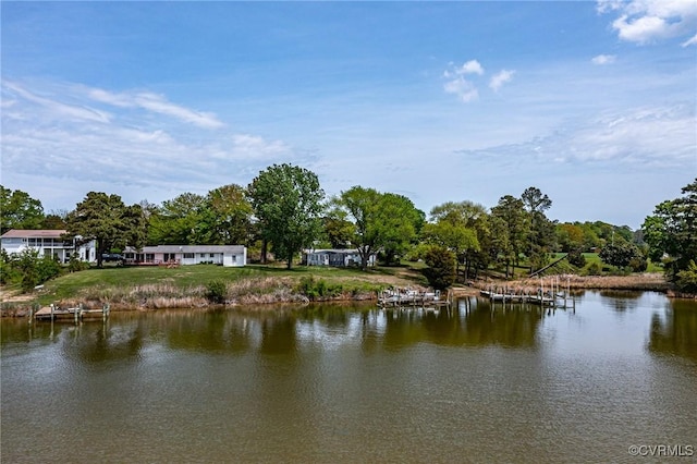 view of water feature