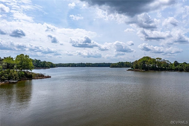 property view of water