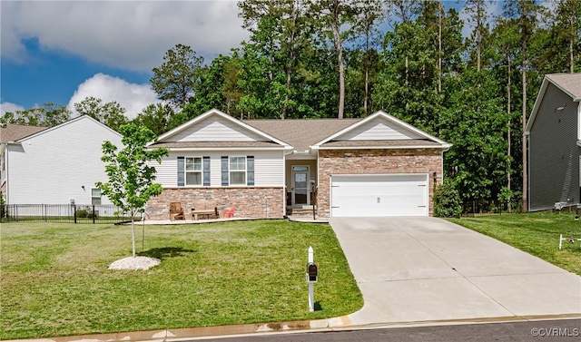 7585 Sedge Dr, New Kent, VA 23124 - craftsman-style house featuring concrete driveway and a garage
