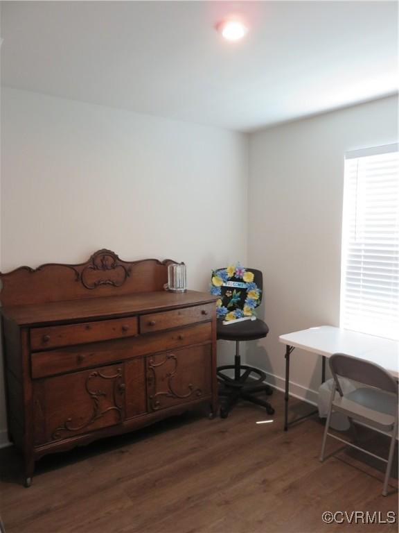 bedroom featuring light wood finished floors