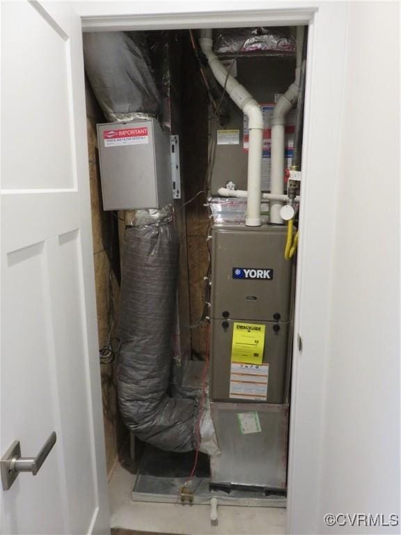 view of utility room