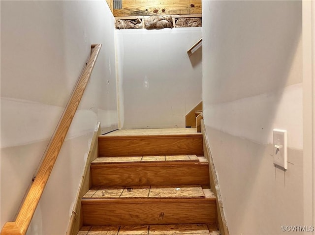 view of staircase