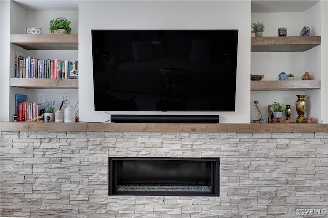 interior details featuring built in features