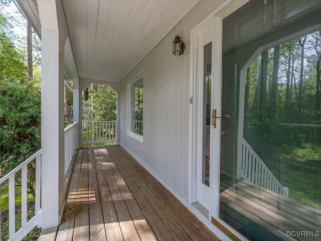2004 Westwood Ct, Powhatan, VA 23139 - deck featuring covered porch