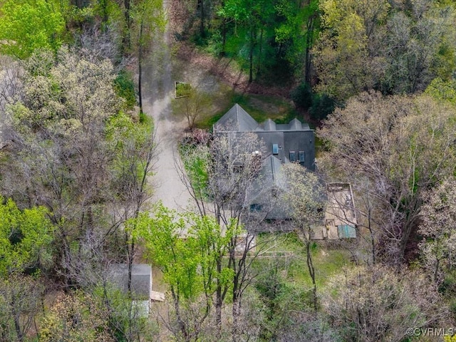 2004 Westwood Ct, Powhatan, VA 23139 - view of subject property with a heavily wooded area